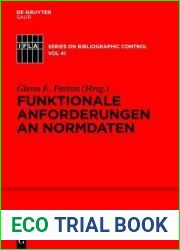 Funktionale Anforderungen an Normdaten: Ein Konzeptionelles Modell