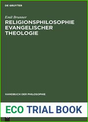 Religionsphilosophie Evangelischer Theologie (Handbuch Der Philosophie) (German Edition)