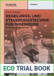 Regelungs- Und Steuerungstechnik Fur Ingenieure: Band 1: Regelungstechnik (de Gruyter Studium) (German Edition)