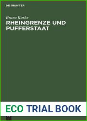 Rheingrenze Und Pufferstaat: Eine Volkswirtschaftliche Betrachtung (German Edition)