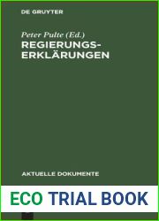 Regierungserklarungen (Aktuelle Dokumente) (German Edition)