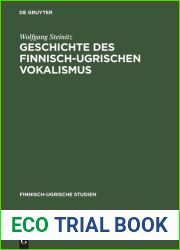 Geschichte des Finnisch-Ugrischen Vokalismus