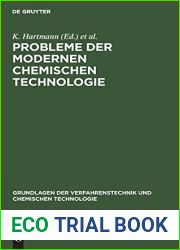 Probleme Der Modernen Chemischen Technologie: Problemy Sovremennoj Chimiceskoj Technologii (Grundlagen Der Verfahrenstechnik Und Chemischen Technologie) (German Edition)