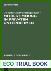 Mitbestimmung in privaten Unternehmen (Aktuelle Dokumente) (German Edition)