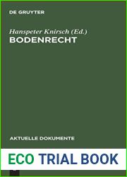 Bodenrecht (Aktuelle Dokumente) (German Edition)