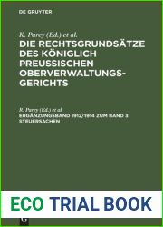 Die Rechtsgrundsatze des Koniglich Preussischen Oberverwaltungsgerichts: Erganzungsband 1912 1914 zum Band 3 Steuersachen