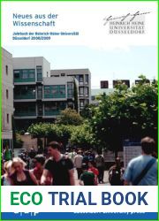 Neues Aus Wissenschaft Und Lehre: Jahrbuch Der Heinrich-Heine-Universit?t D?sseldorf 2008 2009