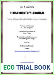 Pensamiento y lenguaje (Spanish Edition)