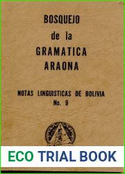 Bosquejo De La Gramatica Araona (Spanish Edition)