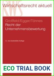 Recht der Unternehmensbewertung