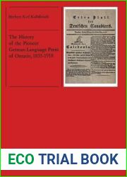 The History of the Pioneer German Language Press of Ontario, 1835-1918