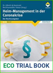 Heim-Management in der Coronakrise: Der Rechtsratgeber (German Edition)