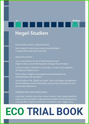 Hegel-Studien Band 51
