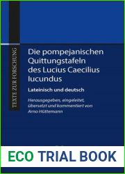 Die Pompejanischen Quittungstafeln des L. Caecilius Iucundu