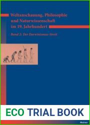 Weltanschauung, Philosophie und Naturwissenschaft im 19. Jahrhundert. Band