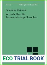 Versuch uber die Transzendentalphilosophie