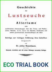 Geschichte der Lustseuche im Altertume nebst ausfuhrlichen..