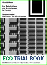 Zur Entwicklung der Stadtplanung in Europa: Begegnungen, Einflusse, Verflechtungen (Bauwelt Fundamente) (German Edition)