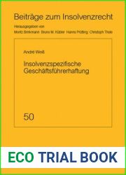 Insolvenzspezifische Geschaftsfuhrerhaftung (German Edition)