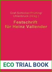 Festschrift fur Heinz Vallender