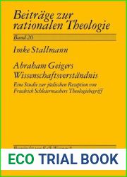 Abraham Geigers Wissenschaftsverstandnis (German Edition)