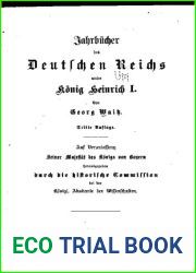 Jahrbucher des Deutschen Reichs unter Konig Heinrich I. (German Edition)