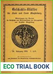 Geschichtsblatter fur Stadt und Land Magdeburg.