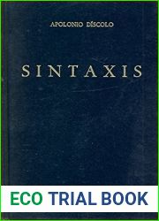 Sintaxis (Spanish Edition)