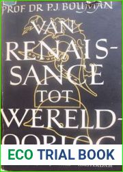 Van Renaissance tot Wereldoorlog, een cultuursociologische studie