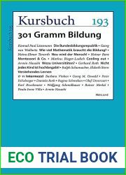 Kursbuch 193 - 301 Gramm Bildung (German Edition)