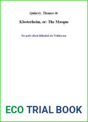 Klosterheim, or The Masque (German Edition)
