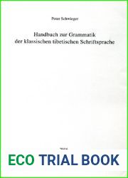 Handbuch zur Grammatik der klassischen tibetischen Schriftsprache (German Edition)
