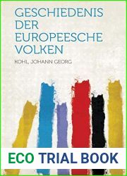 Geschiedenis der Europeesche Volken (Dutch Edition)