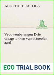 Vrouwenbelangen: Drie vraagstukken van actueelen aard