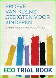 Proeve van Kleine Gedigten voor Kinderen